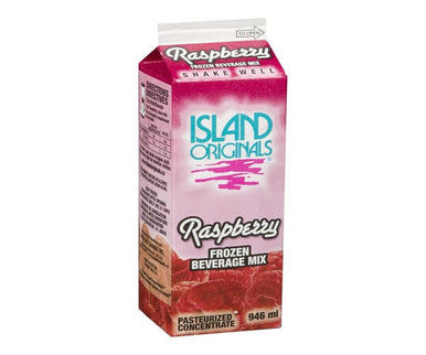 Island Original Drink Mix Bar Daiquiri Raspberry FROZEN 32 OZ (12/Case)