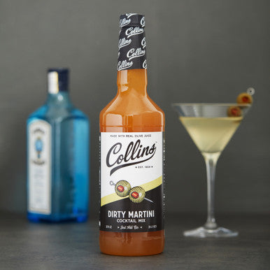 Collins Dirty Martini Cocktail Mix, 32oz./946ml
