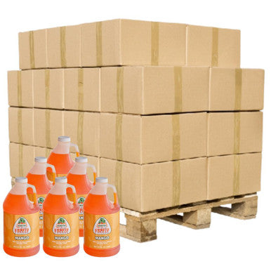Jarritos Mango Slushy Syrup 5:1 Bulk Food Service Concentrate | 1.89L/64 OZ | 6/CASE | 60 CASES PER PALLET (360 BOTTLES)