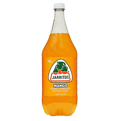 Jarritos Mango Soda 1.5 L/26.45 lbs (8-Case) - Jarritos Mango: A Refreshing Mexican Mango Soft Drink with 100% Natural Sugar