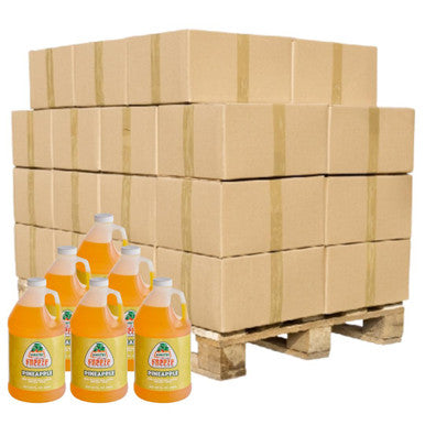 Jarritos Pineapple Slushy Syrup 5:1 Food Service Concentrate | 1.89L/64 OZ | 6/CASE | 60 CASES PER PALLET (360 BOTTLES)