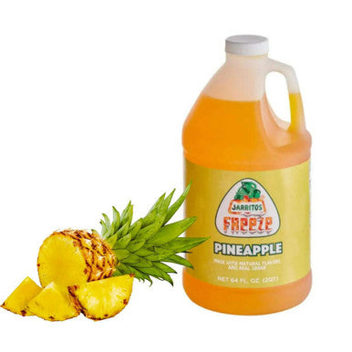 Jarritos Pineapple Slushy Syrup 5:1 Food Service Concentrate | 1.89L/64 OZ | 6/CASE | 60 CASES PER PALLET (360 BOTTLES)