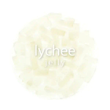 Bossen Lychee Jelly Topping 8.38 lb. (3.8 kg) - 4/Case | Exotic Flavor Infusion
