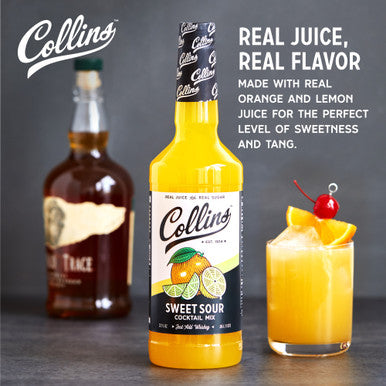 Collins Sweet & Sour Cocktail Mix, 32oz/946ml