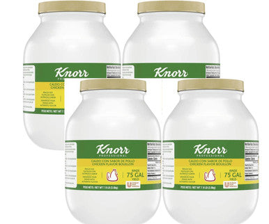 Knorr 7.9 lb. Caldo de Pollo / Chicken Bouillon Base - 4/Case