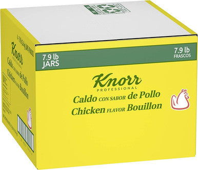 Knorr 7.9 lb. Caldo de Pollo / Chicken Bouillon Base - 4/Case