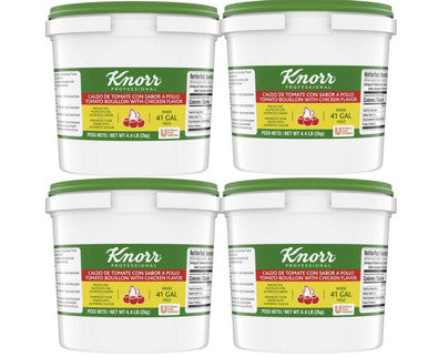 Knorr Professional Base Caldo de Tomate Tomato with Chicken Bouillon Base, 4.4 lbs (4/case)