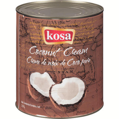KOSA Coconut Cream Can Bulk Food Service 2.9L (6/Case)