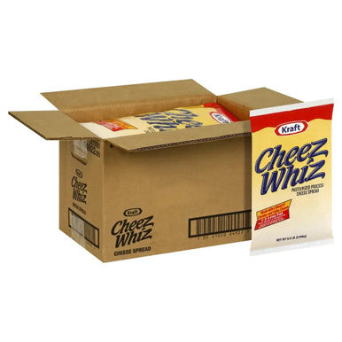 Cheez Whiz Pasteurized Process Cheese Spread Bulk Food Service 6.5 lb - 6/Case