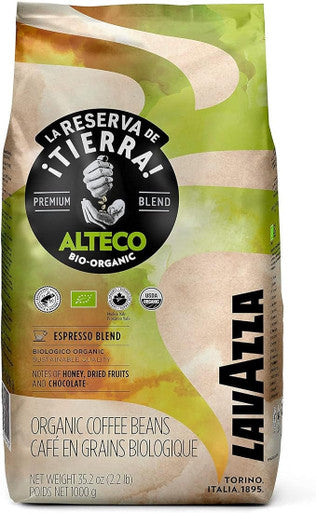 Lavazza Organic Tierra! Alteco Whole Bean Filter Coffee 2.2 lbs. (6/Case)