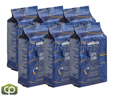 Lavazza Super Crema Whole Bean Espresso 2.2 lb (6/Case)