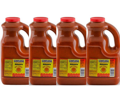 Louisiana Habanero Hot Sauce  Bulk Food Service 1 Gallon- 4/Case