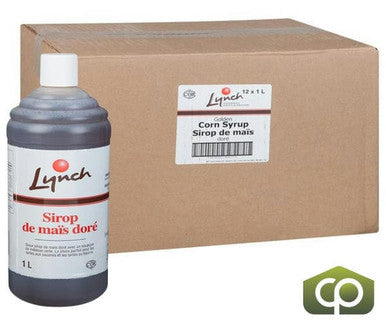 Lynch Syrup Corn Golden 1LT /33 ounces (12/Case) - Canadian Made