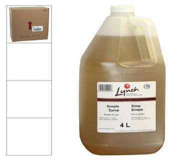 Lynch Syrup Simple - Versatile Syrup for Multiple Uses 4 LT/1 Gallon (2/Case) - Canadian Made