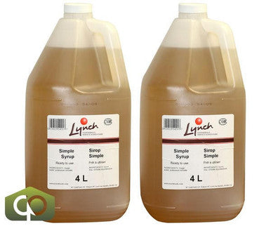 Lynch Syrup Simple - Versatile Syrup for Multiple Uses 4 LT/1 Gallon (2/Case) - Canadian Made