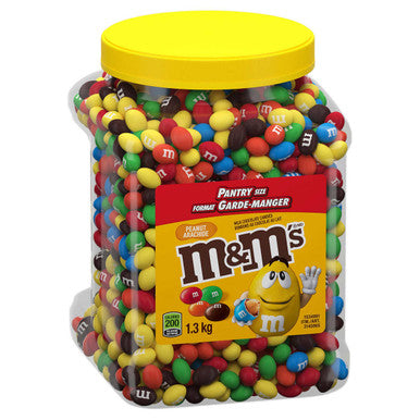 M&M's Peanut Chocolate Candy - 1.3 kg Bulk - Crunchy and Chocolatey Delight