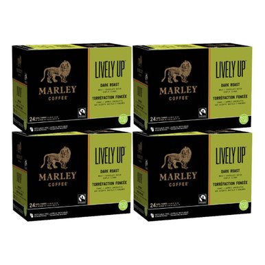 Marley Coffee Coffee Pods, Lively Up, Buffalo Soldier, or One Love, 96-count - Discover the Essence of Coffee Harmony