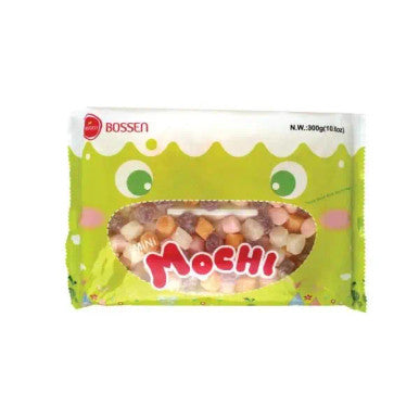 Bossen 10.6 oz. (0.31 kg) Assorted Mini Bubble Tea Mochi Flavored Rice Cakes - 24/Case