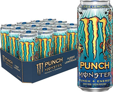 MONSTER Punch Aussie Style Lemonade 473 ml | 12.48 lbs | 12/Case