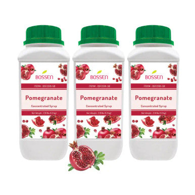 Bossen Pomegranate Bubble Tea Concentrated Syrup - 30 fl. oz.(6/Case)
