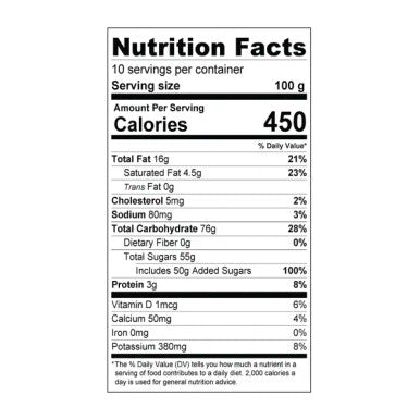 Bossen 2.2 lb. (1 kg) Bubble Tea Lavender Powder Mix | Sweet Herbal Flavor(10/Case)