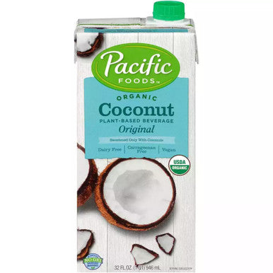Pacific Foods Organic Original Coconut Beverage 32oz/946ml-(12/case)
