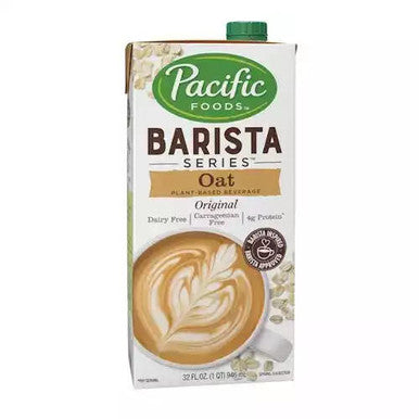 Pacific Foods Oat Milk Creamer Barista Edition | Original | 946ml (32 oz) | 12 Pack