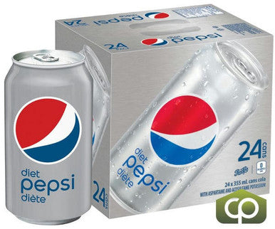 Pepsi Soda Pepsi Diet Cube 355 ML/0.78 LBS (24/Case)