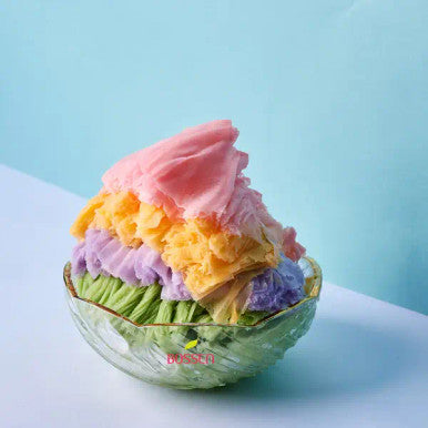 Bossen Bubble Tea Milk Snow Ice Powder Mix 2.2 lb. (1 kg) | Rich Cream Flavor(10/Case)