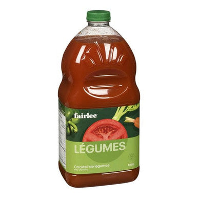 Fairlee Juices Juice Tomato Vegetable Cocktail 1.89L/63.91oz (6/Case) - Canadian Made