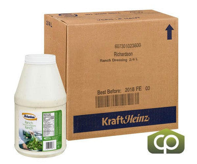 Richardson Dressing Ranch Gourmet 4L/1.05 Gallon (2/Case)- Canadian Made