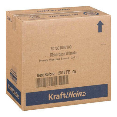 Richardson Sauce Honey Mustard Ultimate 4 LT (8.8 lbs) (2/Case)- Canadian Made