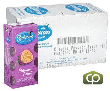 Rubicon Drink Passion Fruit Exotic 1 L/33 ounces (12/Case)