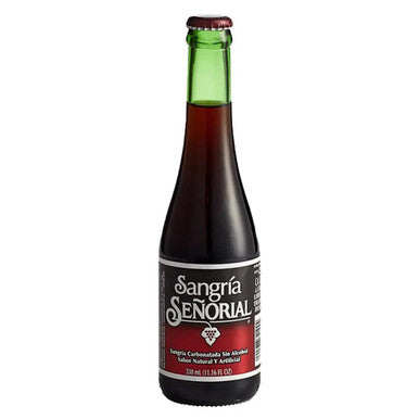 Sangria SeÃ±orial Soda 11.16 oz (24-Case) - Non-Alcoholic Mexican Sangria Soft Drink