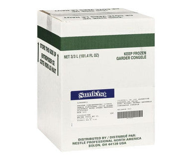 Sunkist Juice Peach Citrus 25% Frozen Concentrate 3 LTR/101 ounces (3/Case)