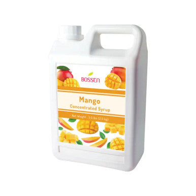 Bossen Mango Concentrated Syrup 1.56 kg (64 fl. oz.) - Bubble Tea Elixir(6/Case)