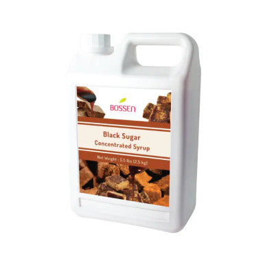 Bossen Black Sugar Bubble Tea Concentrated Syrup 64 fl. oz. (1.89 L) | Sweet Caramelized(6/Case)