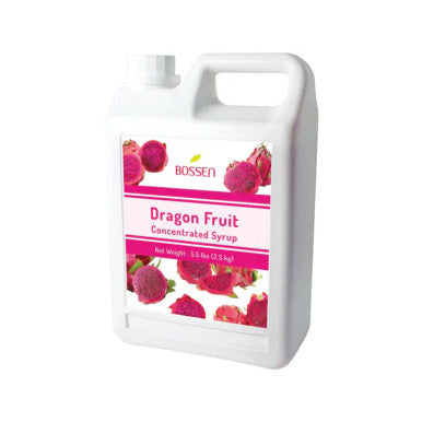 Bossen Dragon Fruit Concentrated Bubble Tea Syrup 1.9 kg (64 fl. oz.) - Vibrant Delight(6/Case)