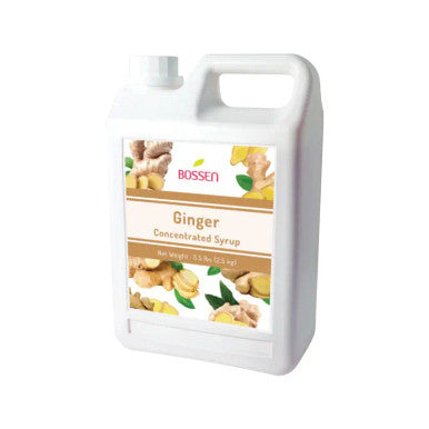 Bossen Ginger Bubble Tea Concentrated Syrup - 64 fl. oz. (1.89 liters)(6/Case)