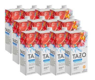 Tazo Unsweetened Rose Hips Iced Passion Tea 1:1 Concentrate 32 fl. oz. (12/Case)