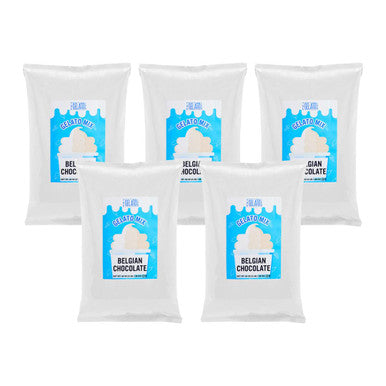 The Gelato Lab Belgian Chocolate Soft Serve Mix 3 lb/5/Case