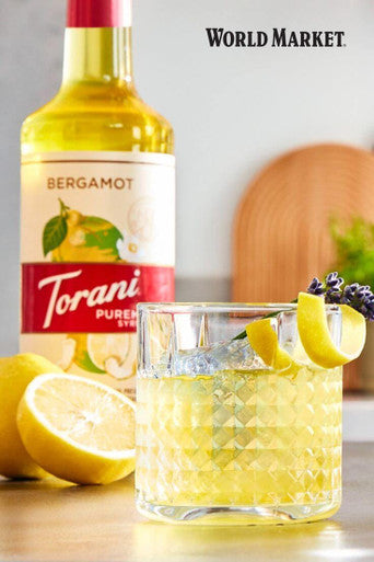 Torani Puremade Bergamot Flavoring Syrup - 750 mL of Complex (12/Case)