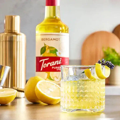 Torani Puremade Bergamot Flavoring Syrup - 750 mL of Complex (12/Case)