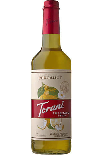 Torani Puremade Bergamot Flavoring Syrup - 750 mL of Complex (12/Case)