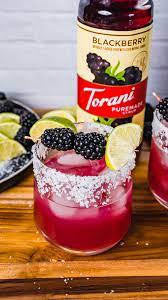 Torani Puremade Blackberry Flavoring Syrup - Bright and Tart 750 mL (12/Case)