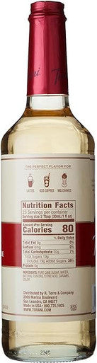 Torani Puremade Bourbon Caramel Flavoring Syrup - 750 mL (12/Case)