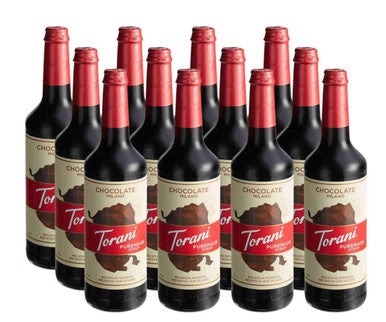 Torani Puremade Chocolate Milano Flavoring Syrup - 750 mL (12/Case)