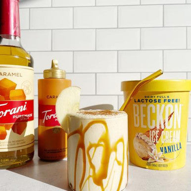 Torani Puremade Rich Caramel Flavoring Syrup - 750 mL (12/Case)