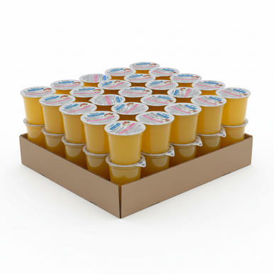 Juice Thickened Apple Nectar â€” IDDSI Level 2 (Mildly Thick), 118 mL Cups, Case of 48