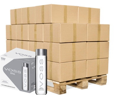 VOSS Still Artesian Water Glass 800ml (12/case) - Pallet of 64 cases